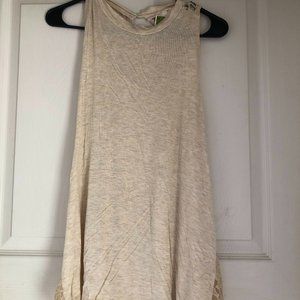 Lacey Beige Tank Top